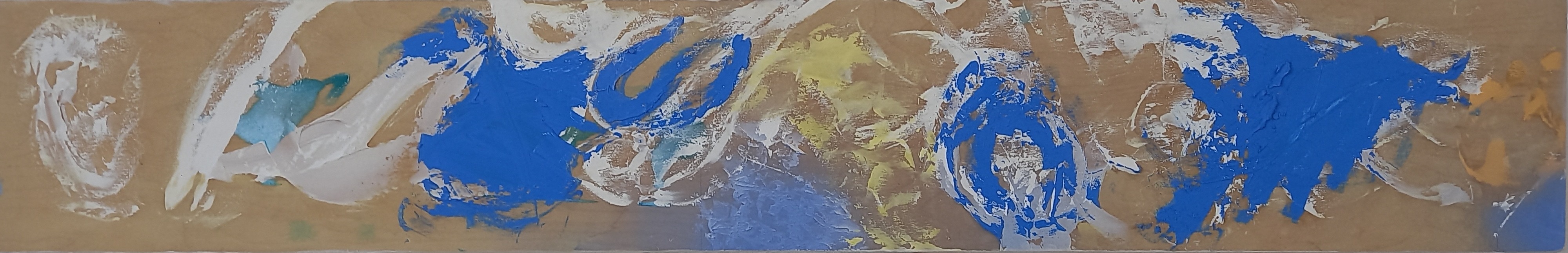 Colorful acrylic abstract painting 'Get up and dance' by UK artist Stella Hidden